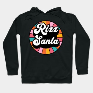 Rizz Santa Claus | Holiday | Christmass | X-mas | Xmas | W Riz | Rizzler | Rizz god | Funny gamer meme | Streaming | Rizzard Hoodie